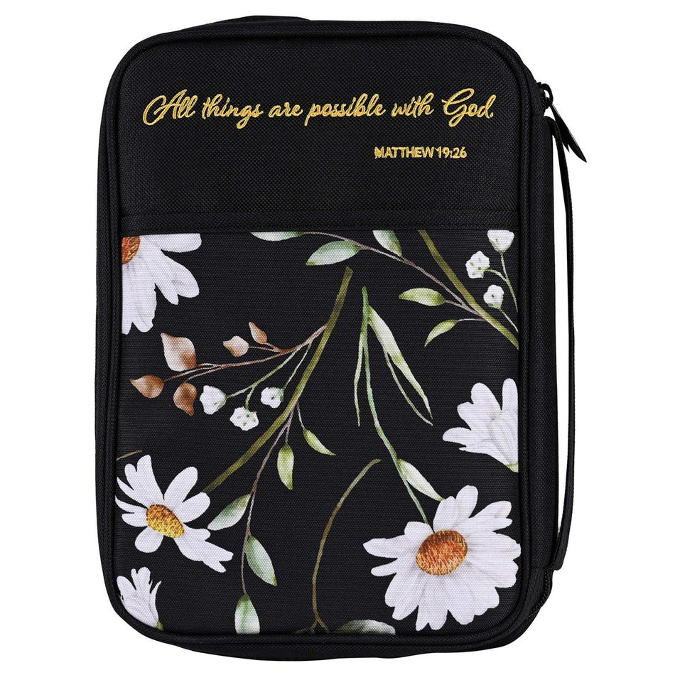 Bible Cover Floral All Thing Possible by Dicksons