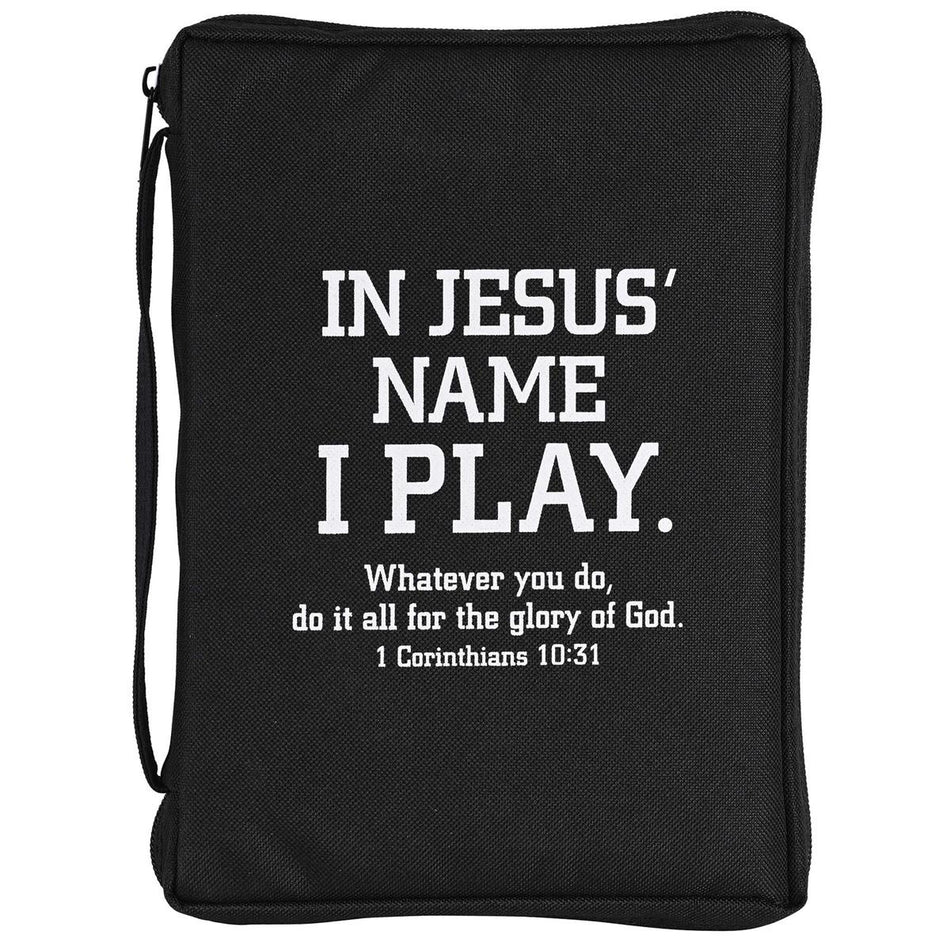 Bible Case Jesus Name I Play LrgPrint by Dicksons