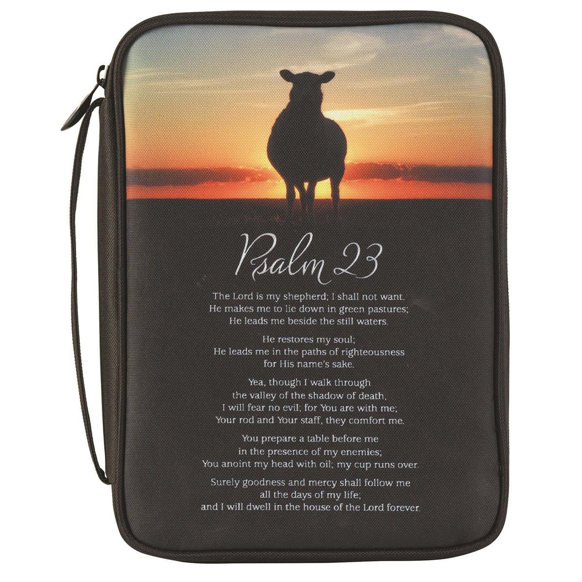 Bible Cover Psalm 23 Large Print Poly by Dicksons