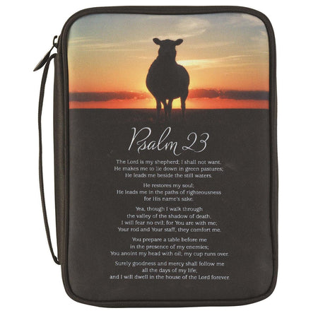 Bible Cover Psalm 23 Large Print Poly by Dicksons