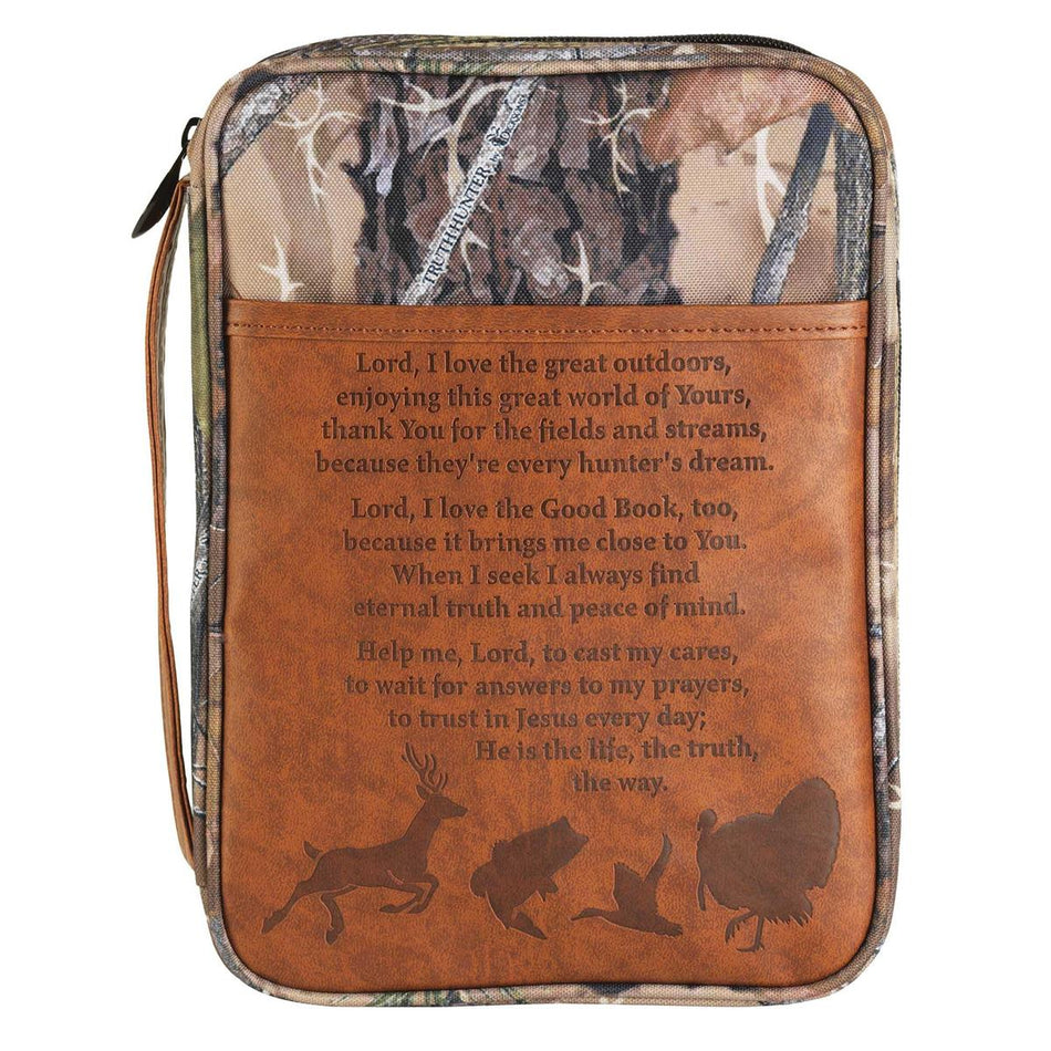 Bible Cover Hunters Prayer Large Print by Dicksons