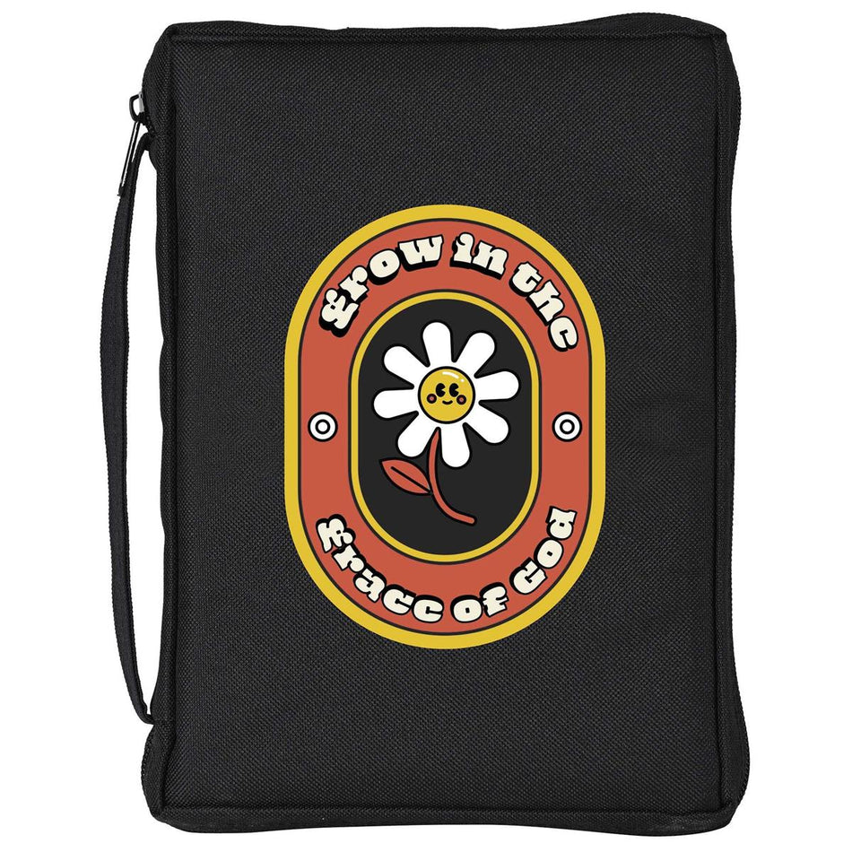 Bible Case Grow In Grace Black Medium by Dicksons