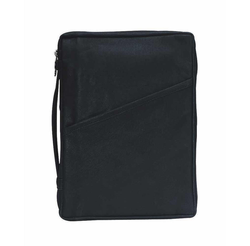 Genuine Leather Black Bible Cover XL by Dicksons