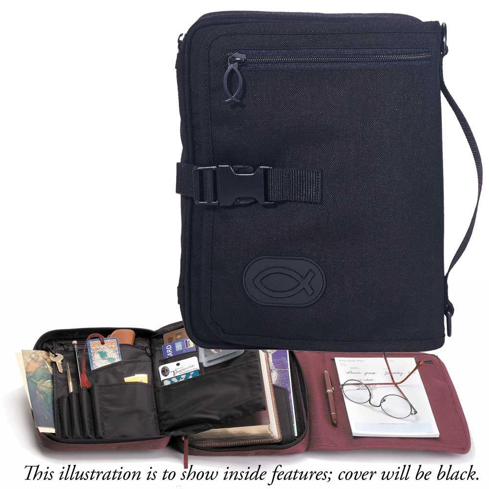 Ultimate Organizer Black Bible Cover L by Dicksons