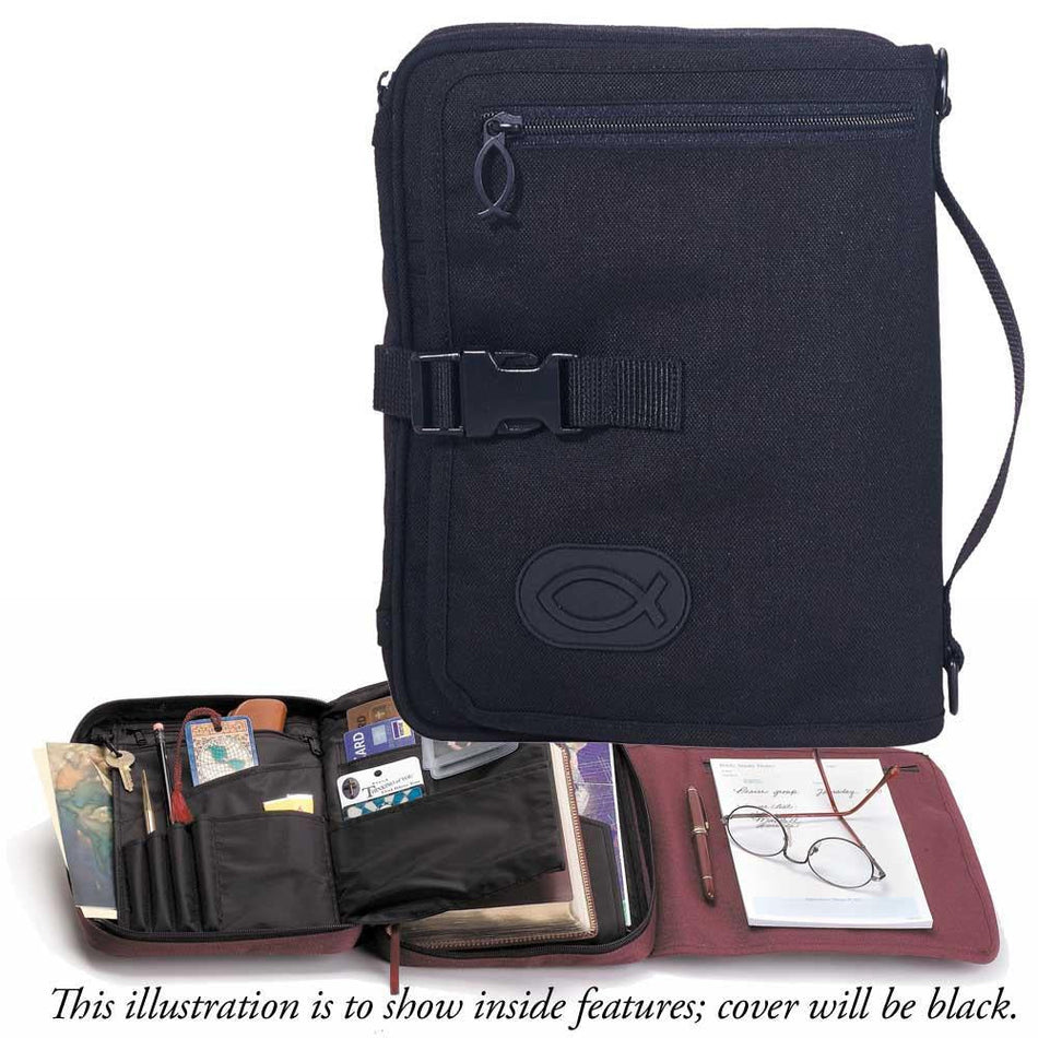 Ultimate Organizer Black Bible Cover L by Dicksons