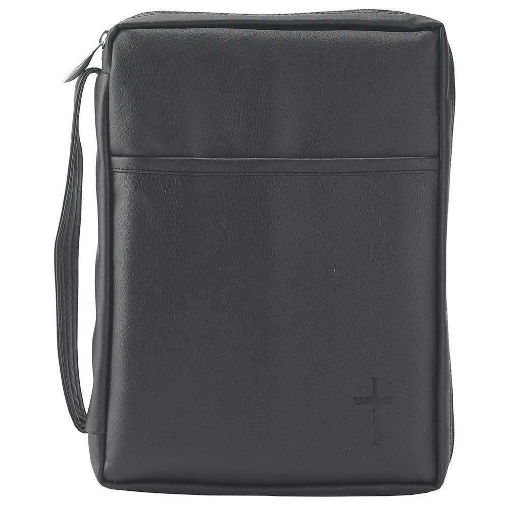 Lrg Vinyl Black Debossed Cross by Dicksons