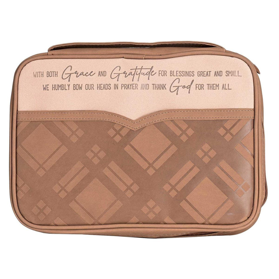 Bible Case Vinyl Grace&Gratitude Large by Dicksons