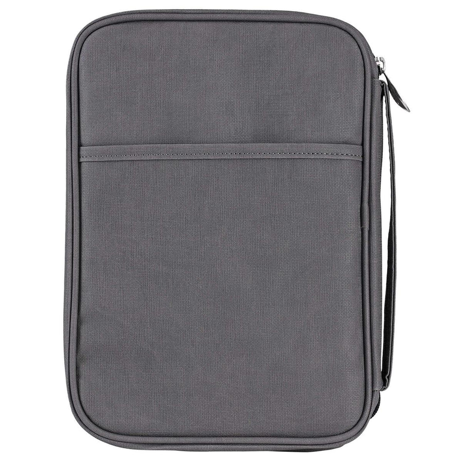 Bible Cover Cross Charcoal Gray by Dicksons, product view 2