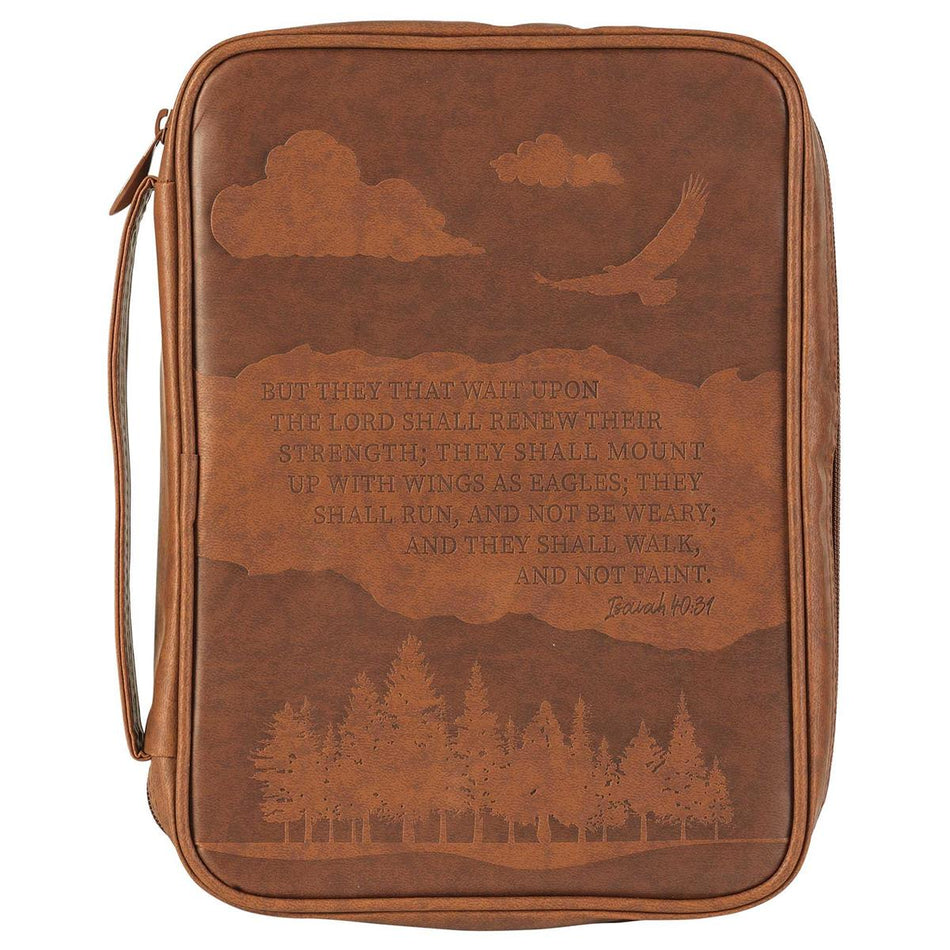 Bible Cover Eagle Isaiah 40 Large Print by Dicksons