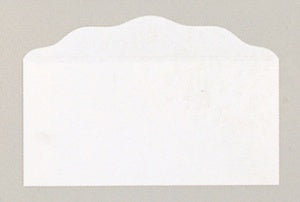 Bill-Size Blank Church Offering Envelopes - White 100/pk