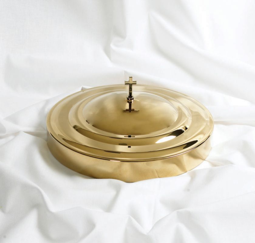 Brass or Silver Stainless Steel Communion Tray Cover