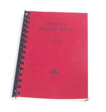 Finance Record Book for Small Churches | Comb‑Bound Ledger | Covers ~150 Members
