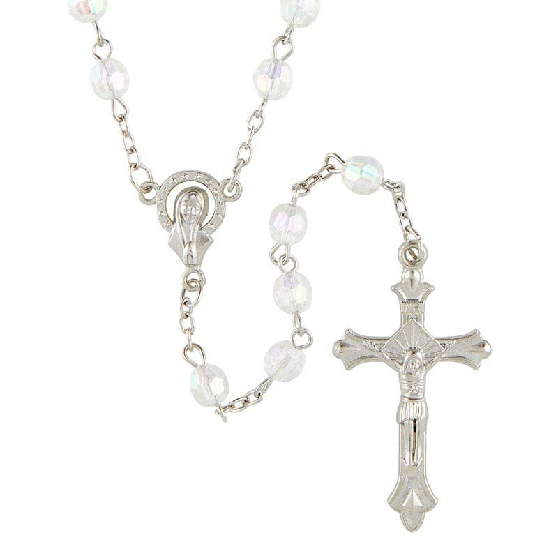 White Crystal Rosary