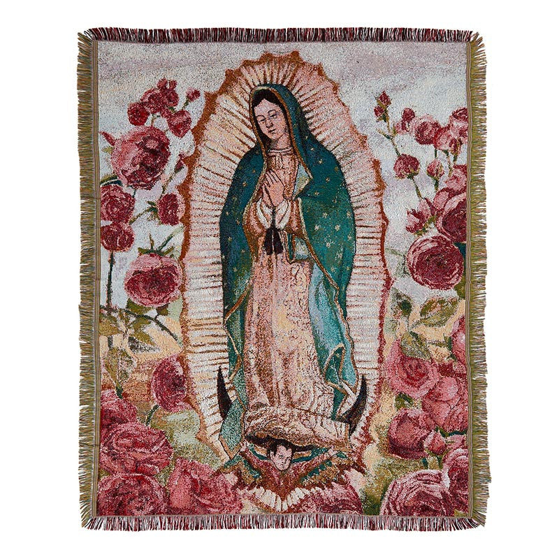 Our Lady Of Guadalupe Tapestry Throw Blanket (BK-12750)