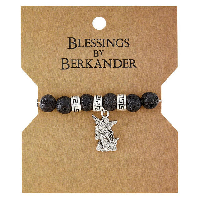 Saint Michael Bracelet with Dangle
