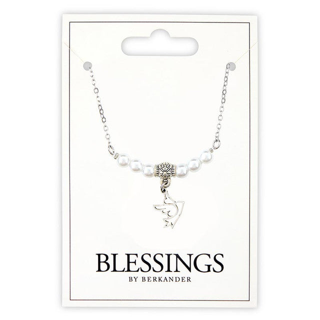 Pearl Dove Pendant Necklace