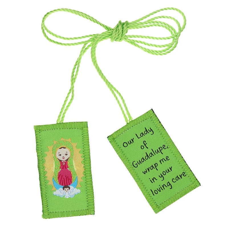 Kid's Scapular - Our Lady of Guadalupe by Catholic Brands, product view 2