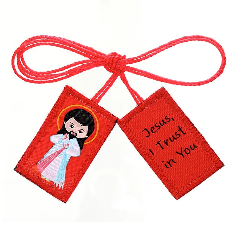 Kid's Scapular - Divine Mercy by Catholic Brands, product view 2