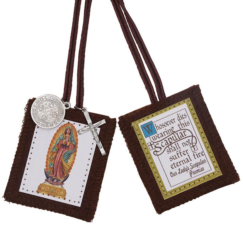 Michael Adams Brown Scapular - Our Lady of Guadalupe