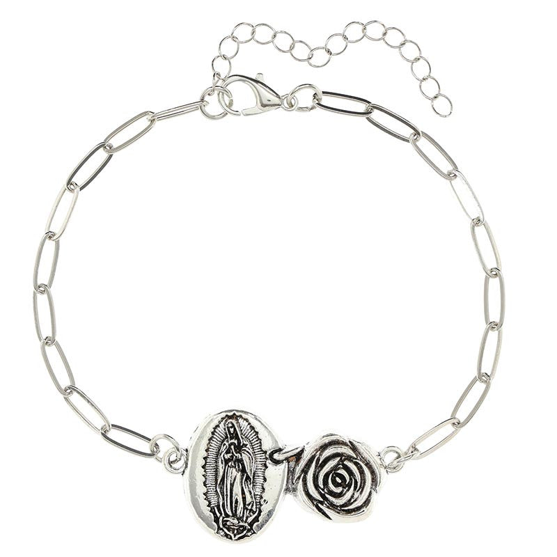 Clip Chain Bracelet - Our Lady of Guadalupe