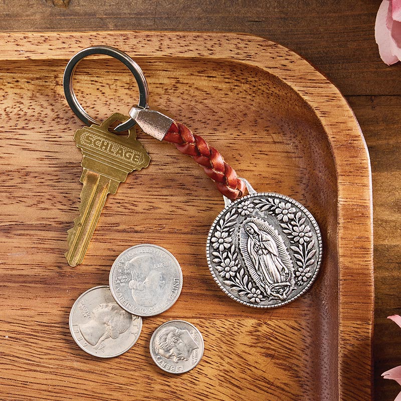 Braided Keychain - Our Lady of Guadalupe by Catholic Brands, product view 2