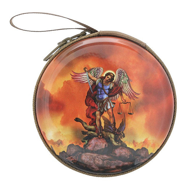 Saint Michael Rosary Case
