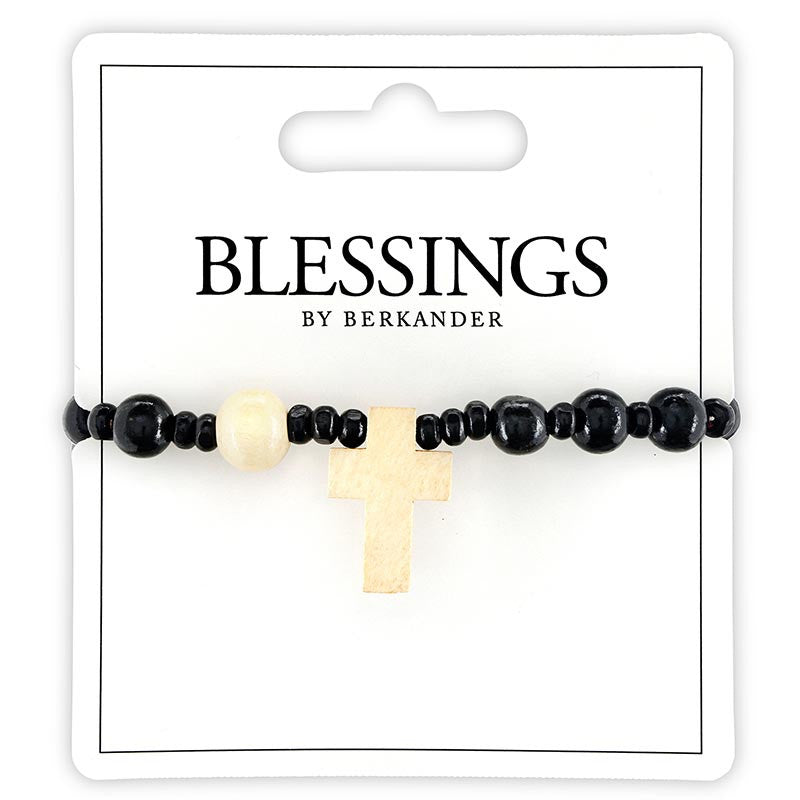 Cross Bracelet - Black