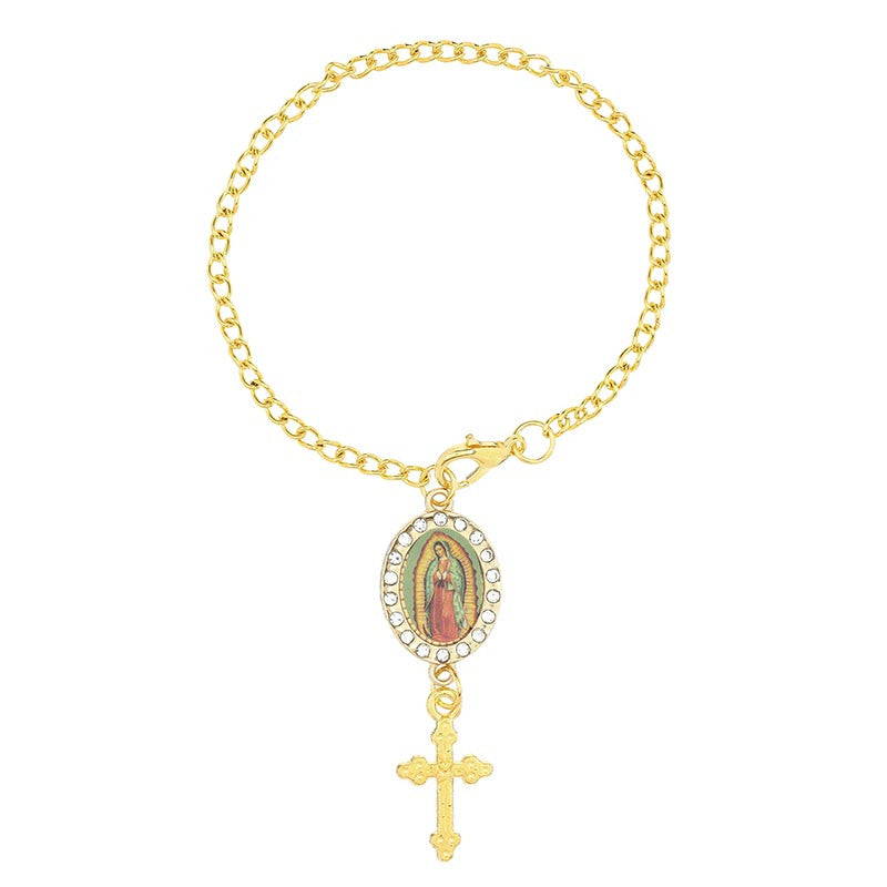 Our Lady of Guadalupe Steering Wheel Rosary Charm