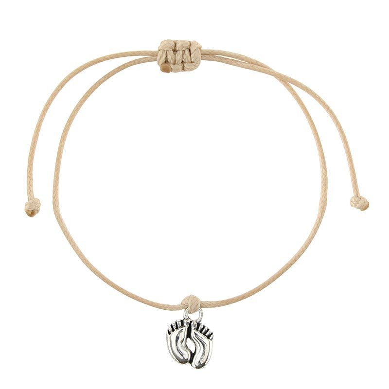 Footprints in the Sand Wish Bracelet