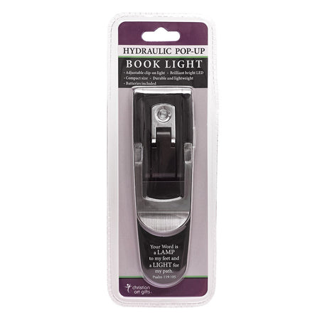 Black Hydraulic Pop-Up Book Light - Psalm 119:105 by Christian Art Gifts, product view 3
