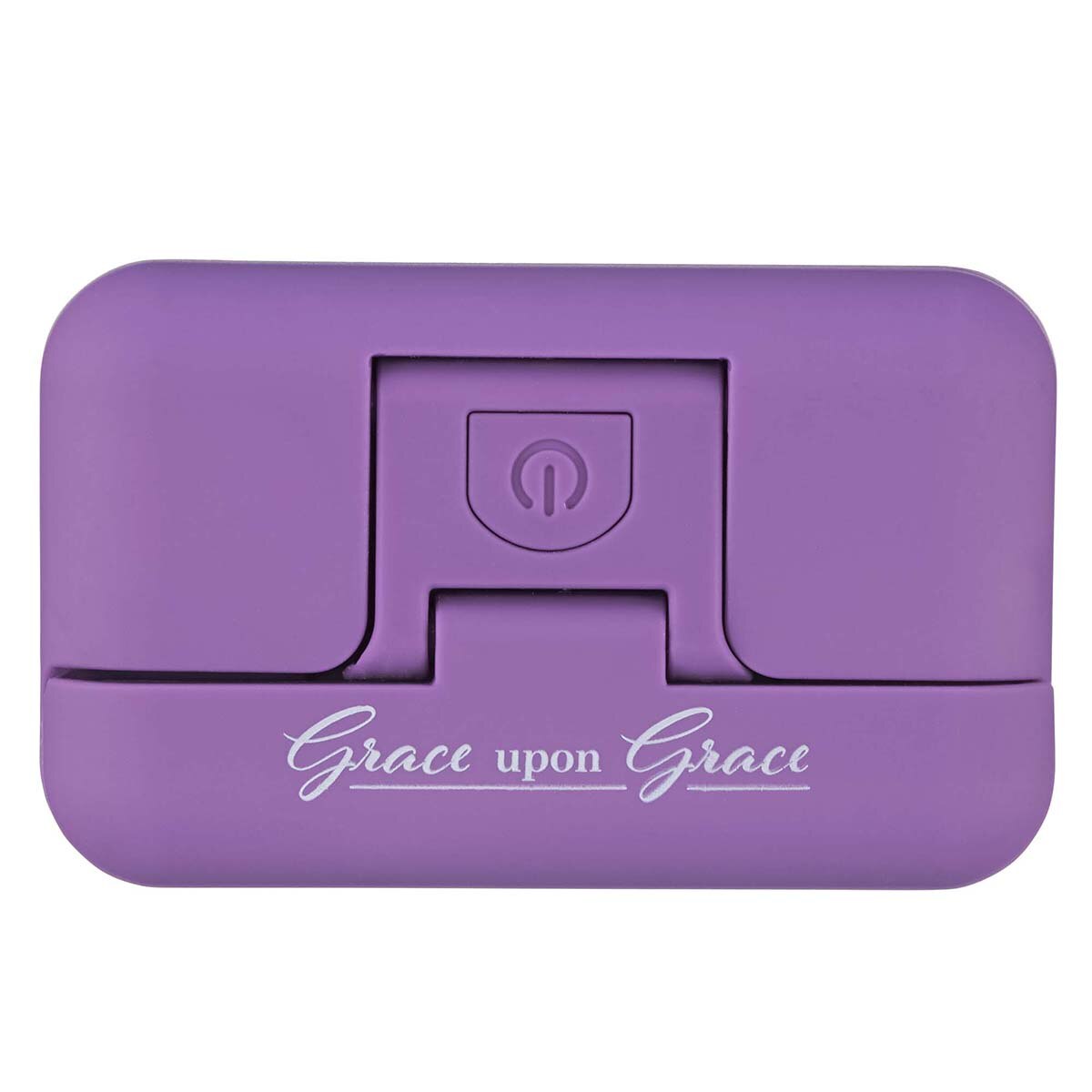 Grace Upon Grace Purple Adjustable Clip-on Book Light by Christian Art Gifts