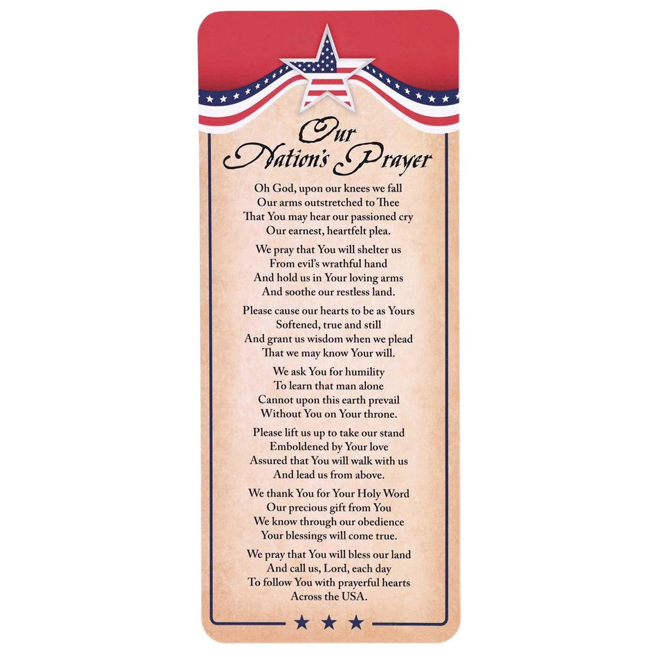 Bookcard Patriotic Our Nations Prayer by Dicksons