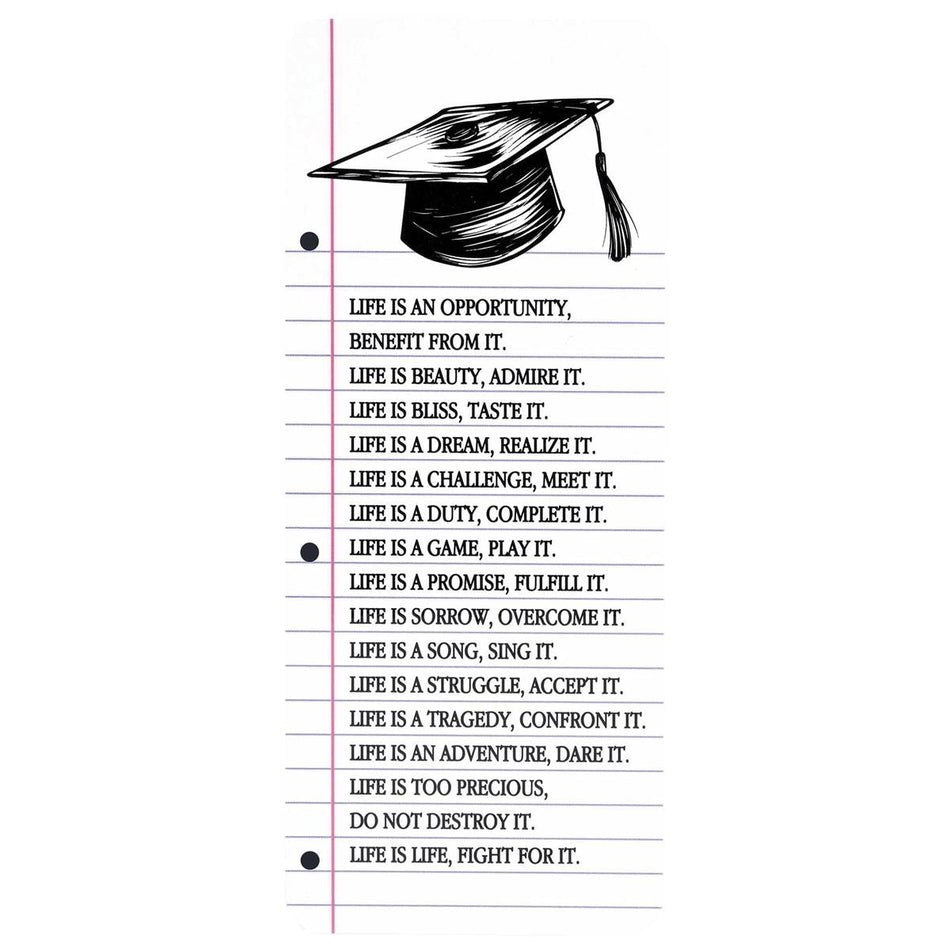 Bookcard Grad Life Is An Opportunity by Dicksons