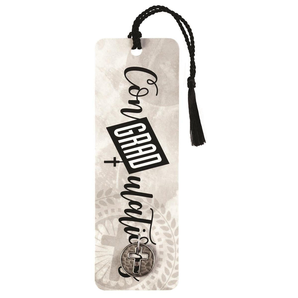 ConGRADulations for I Know The Plans Tassel and Coin Decoration Black and White by Dicksons
