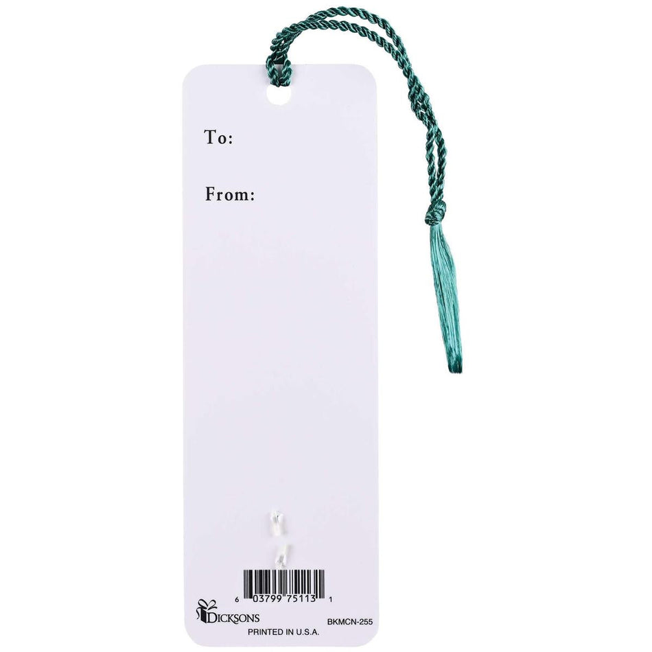 Tassel Coin Bookmark Blue Cross Baptism by Dicksons, product view 2
