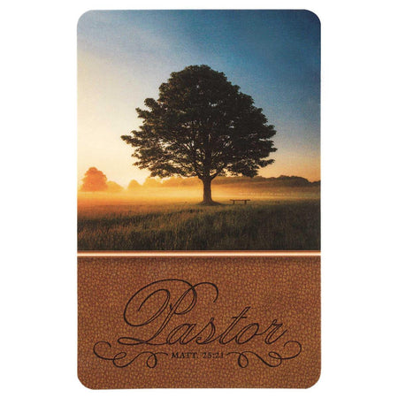 Pastor Sunset 2.5 x 3.8 Inch Cardstock Keepsake Bookmark Pocketcard Pack of 12 by Dicksons