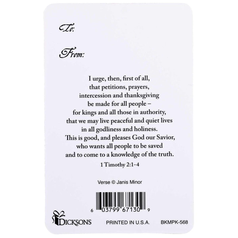 Pocketcard Patriotic Our Nations Prayer by Dicksons, product view 2