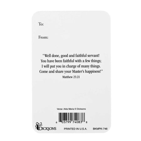 Pastor Appreciation Christian Pocketcard Bookmark for Books, Bible Study (BKMPK-746) by Dicksons, product view 2