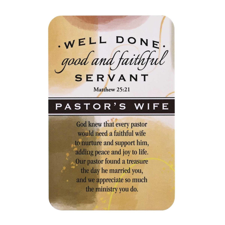 Pocketcard Pastors Wife God Knew by Dicksons
