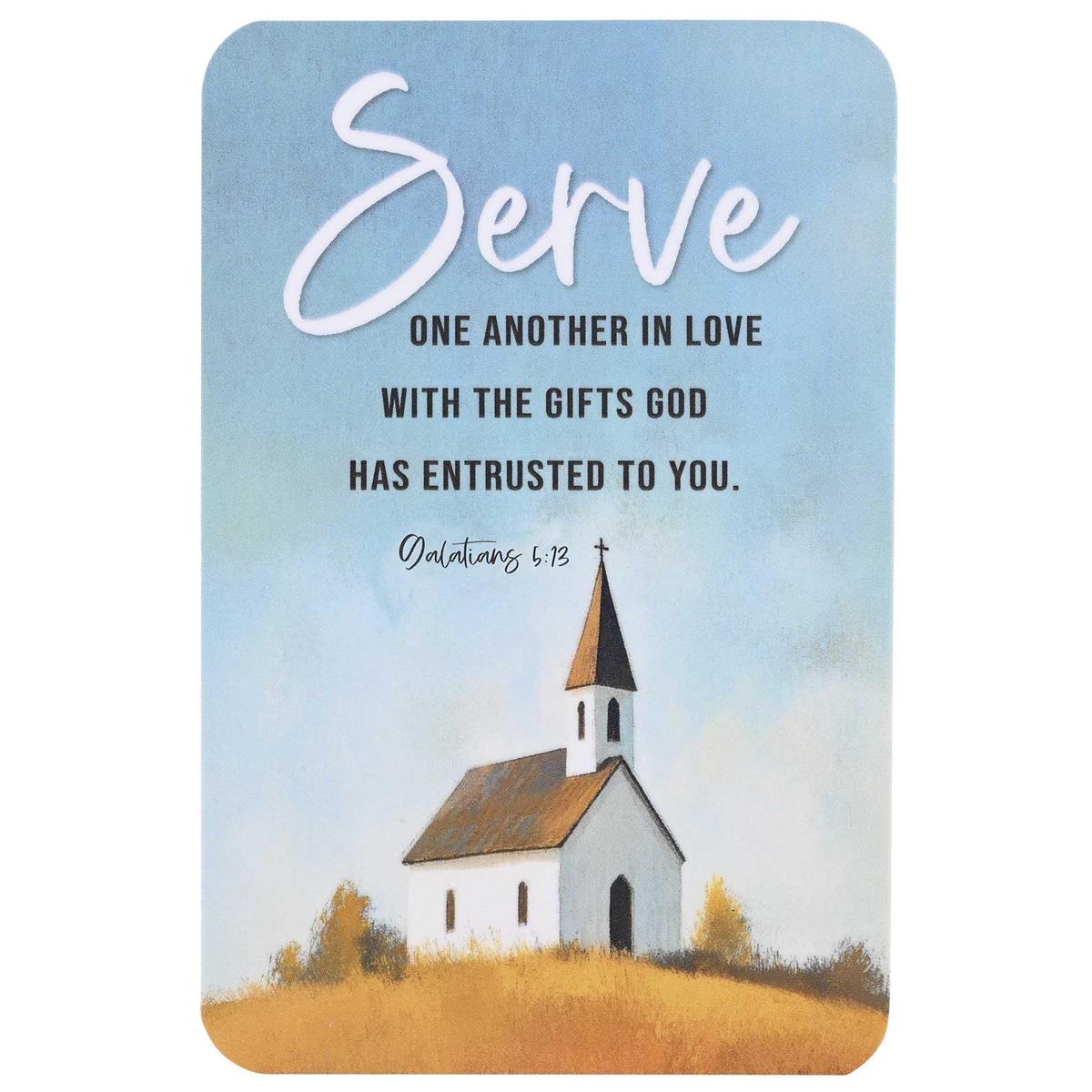 Pocketcard Church Serve One Another by Dicksons