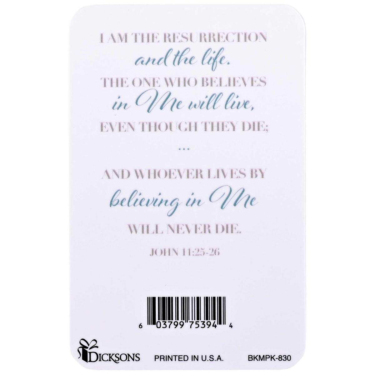 Pocketcard I Am The Resurrection Easter by Dicksons, product view 2