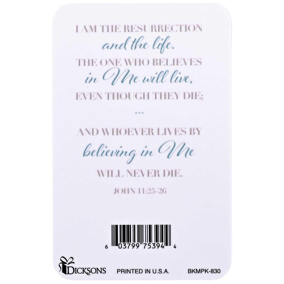 Pocketcard I Am The Resurrection Easter by Dicksons, product view 2