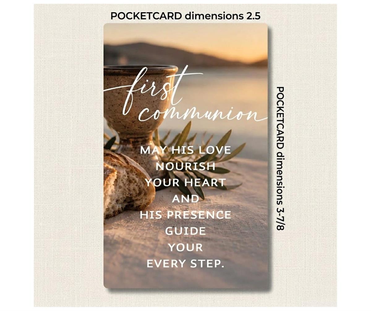 Pocketcard First Communion by Dicksons, product view 3