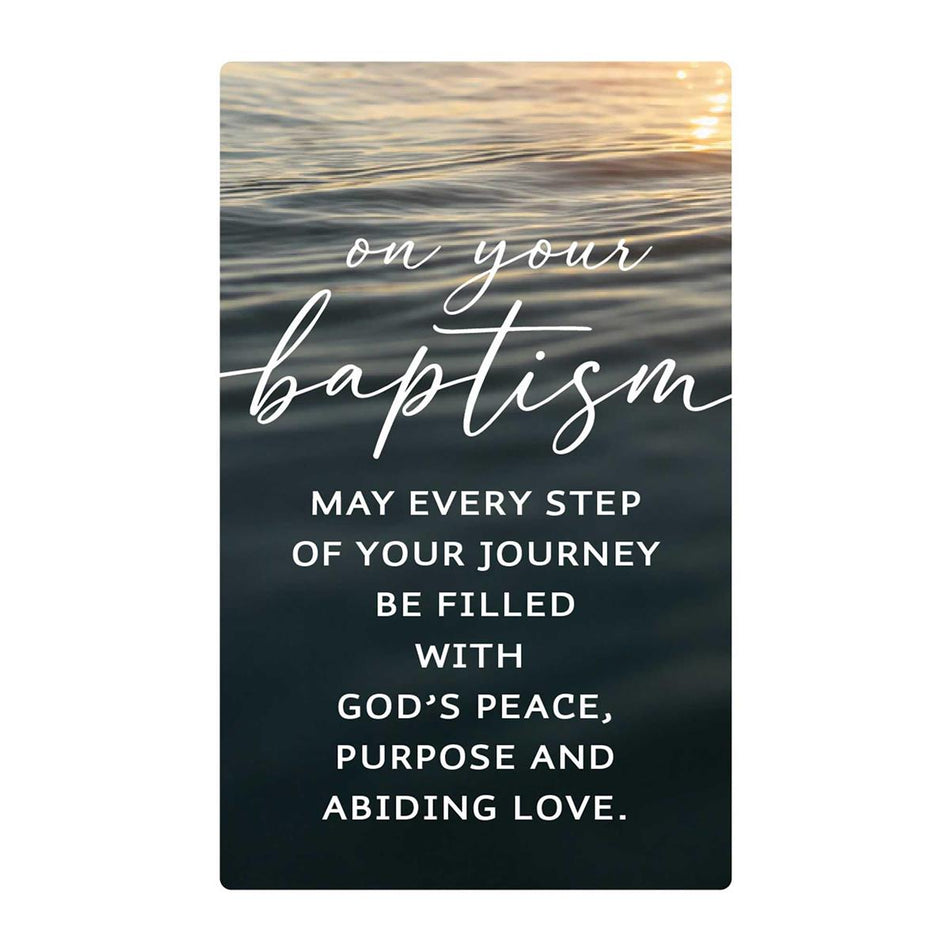 Pocketcard On Your Baptism by Dicksons