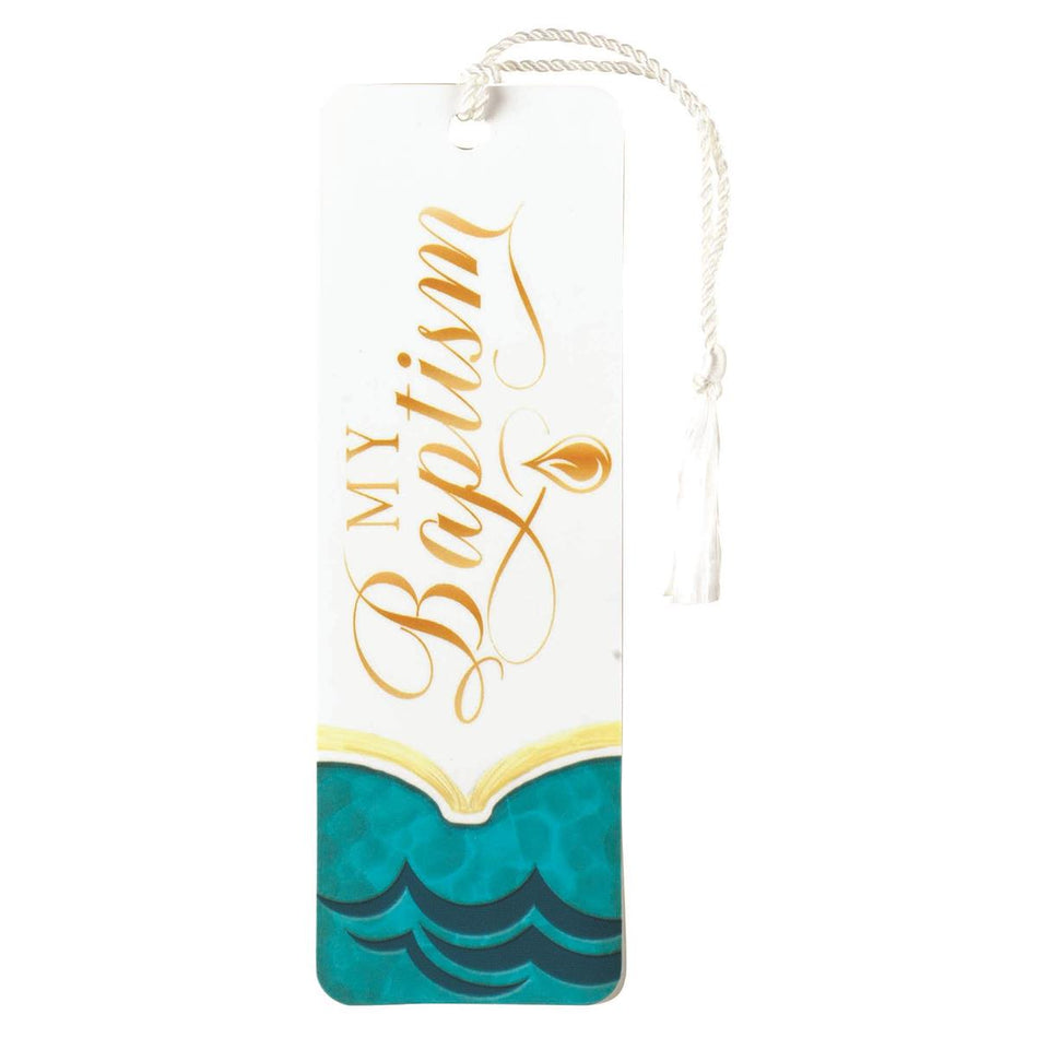 Bookmark Tassel Baptism Paper 2X6 (BKMTL-233) by Dicksons