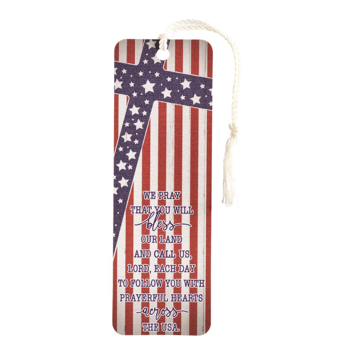 Our Nation's Prayer Patriotic Red 6 x 2 Cardstock Bookmark Multipack by Dicksons