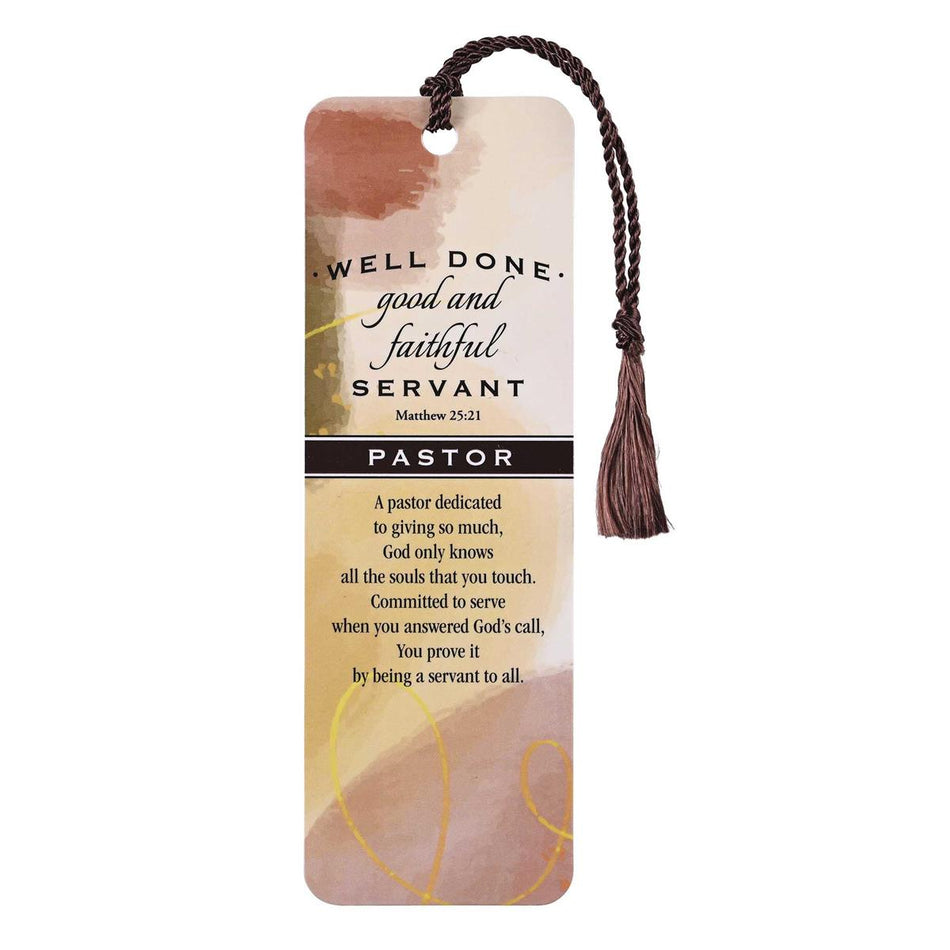 Pastor Appreciation Christian Pocketcard Bookmark for Books, Bible Study (BKMTL-746) by Dicksons