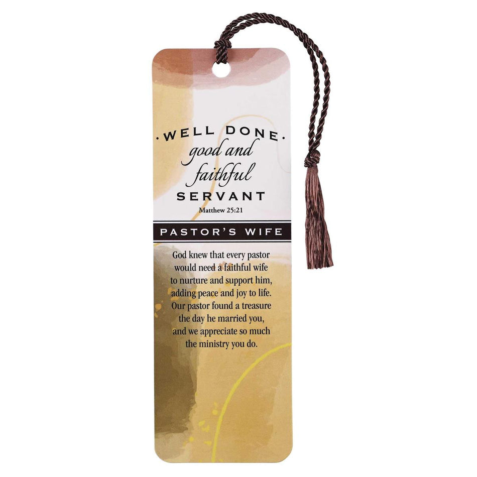 Tassel Bookmark Pastors Wife God Knew by Dicksons