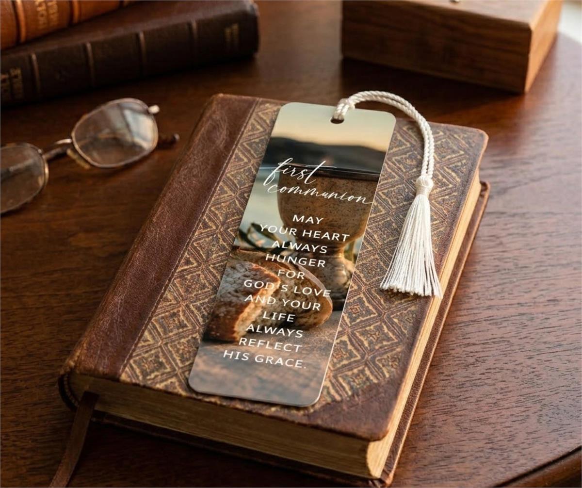 Tassel Bookmark First Communion by Dicksons, product view 4