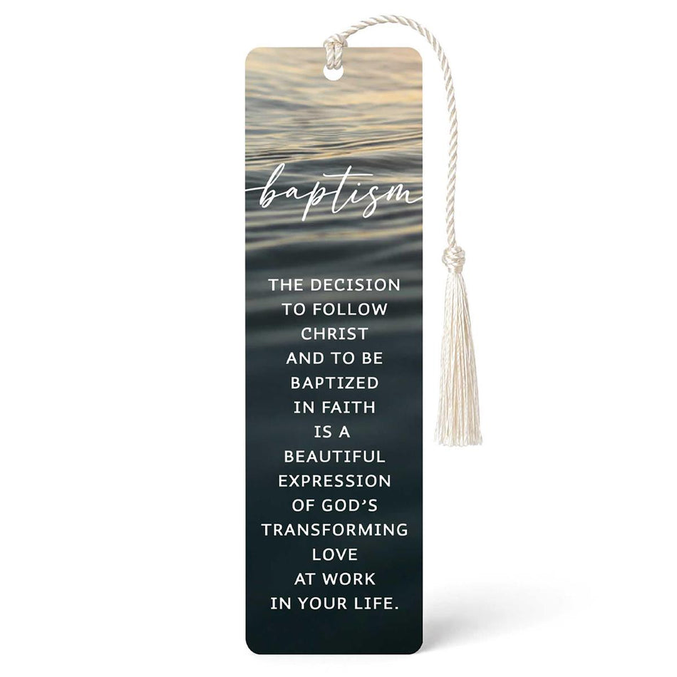 Tassel Bookmark Baptism The Decision To by Dicksons